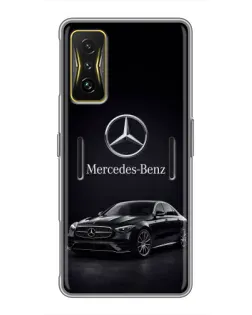 Чохол для Xiaomi POCO F4 GT з картинкою «Mercedes — решітка радіатора»