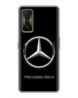 Чохол для Xiaomi POCO F4 GT з картинкою «Mercedes Silver Logo»