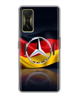 Чохол для Xiaomi POCO F4 GT з картинкою «Mercedes — прапор Німеччини»