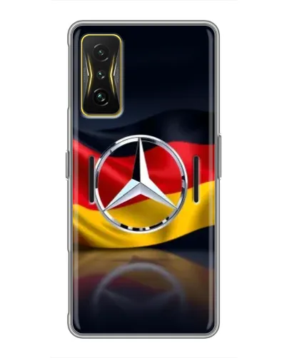 Чохол для Xiaomi POCO F4 GT з картинкою «Mercedes — прапор Німеччини»
