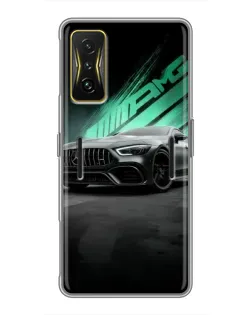 Чохол для Xiaomi POCO F4 GT з картинкою «Темний Mercedes AMG»