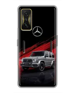 Чохол для Xiaomi POCO F4 GT з картинкою «Mercedes G-Class червоний»