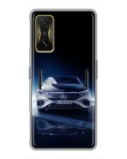 Чохол для Xiaomi POCO F4 GT з картинкою «Нічний Mercedes EQ»