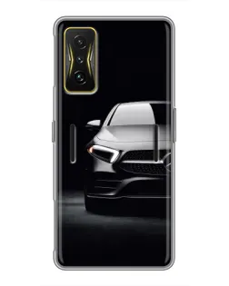 Чохол для Xiaomi POCO F4 GT з картинкою «Світло фар Mercedes»