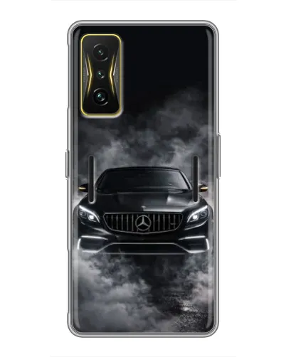 Чохол для Xiaomi POCO F4 GT з картинкою «Mercedes у диму»