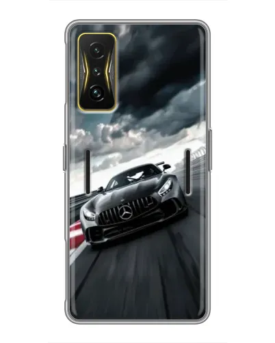 Чохол для Xiaomi POCO F4 GT з картинкою «Гоночний Mercedes AMG»
