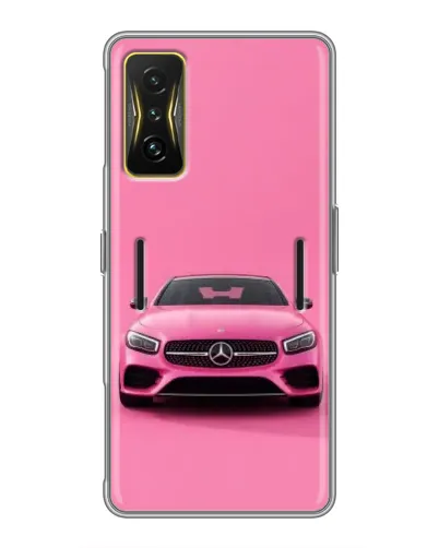 Чохол для Xiaomi POCO F4 GT з картинкою «Рожевий Mercedes AMG»
