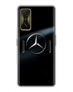 Чохол для Xiaomi POCO F4 GT з картинкою «Mercedes на металі»