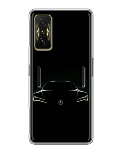 Чохол для Xiaomi POCO F4 GT з картинкою «Mercedes — силует авто» Чохол для Xiaomi POCO F4 GT з картинкою «Mercedes — силует авто»