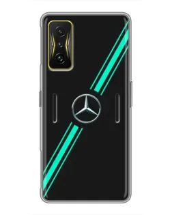 Чохол для Xiaomi POCO F4 GT з картинкою «Спортивні лінії Mercedes»