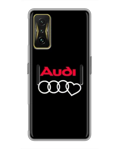 Чохол для Xiaomi POCO F4 GT з картинкою «Логотип Audi Heart»