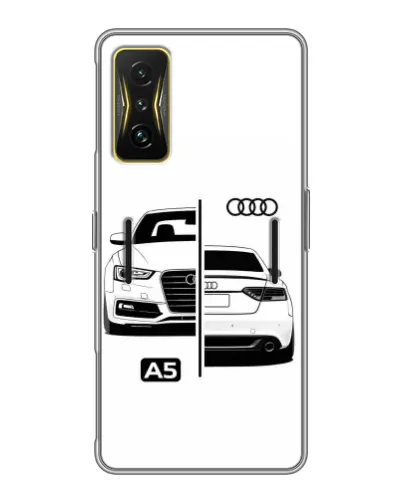 Чохол для Xiaomi POCO F4 GT з картинкою «Audi — контрастний дизайн»
