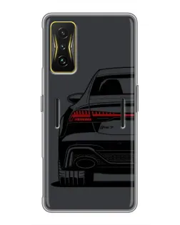 Чохол для Xiaomi POCO F4 GT з картинкою «Задня частина Audi — арт»