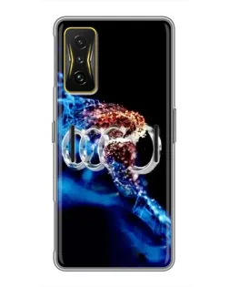 Чохол для Xiaomi POCO F4 GT з картинкою «Енергія лого Audi»