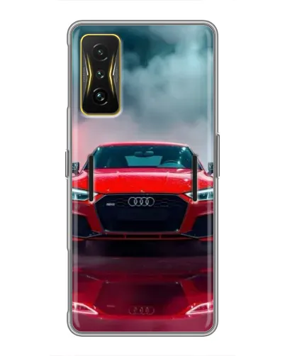 Чохол для Xiaomi POCO F4 GT з картинкою «Audi RS — червоний стиль»
