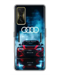 Чохол для Xiaomi POCO F4 GT з картинкою «Audi Sport — неон»