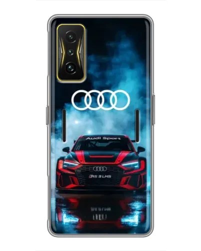 Чохол для Xiaomi POCO F4 GT з картинкою «Audi Sport — неон»