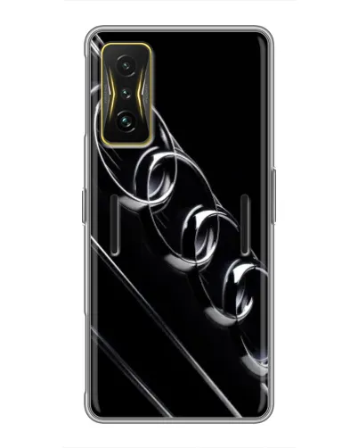 Чохол для Xiaomi POCO F4 GT з картинкою «Audi — абстрактні кільця»
