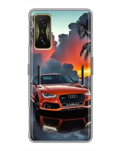 Чохол для Xiaomi POCO F4 GT з картинкою «Audi — захід сонця»