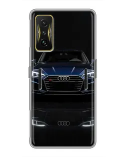 Чохол для Xiaomi POCO F4 GT з картинкою «Audi — нічне відображення»