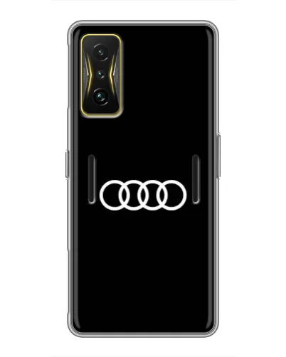 Чохол для Xiaomi POCO F4 GT з картинкою «Audi White Logo»