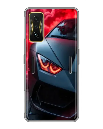 Чохол для Xiaomi POCO F4 GT з картинкою «Lamborghini червоне сяйво»