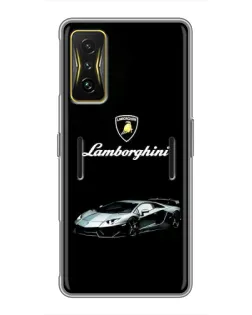 Чохол для Xiaomi POCO F4 GT з картинкою «Логотип Lamborghini класика»