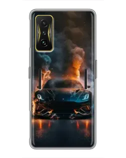 Чохол для Xiaomi POCO F4 GT з картинкою «Lamborghini димна естетика»