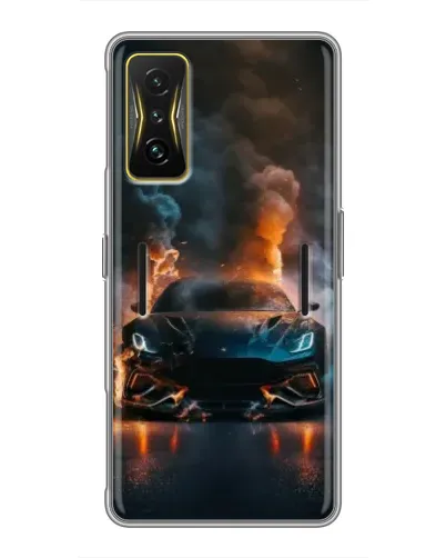 Чохол для Xiaomi POCO F4 GT з картинкою «Lamborghini димна естетика»