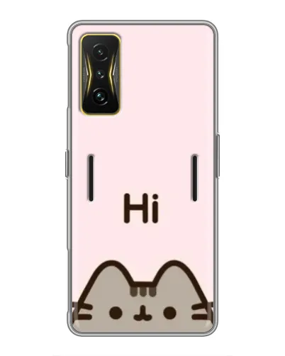 Чохол для Xiaomi POCO F4 GT з картинкою «Пушин каже Hi»