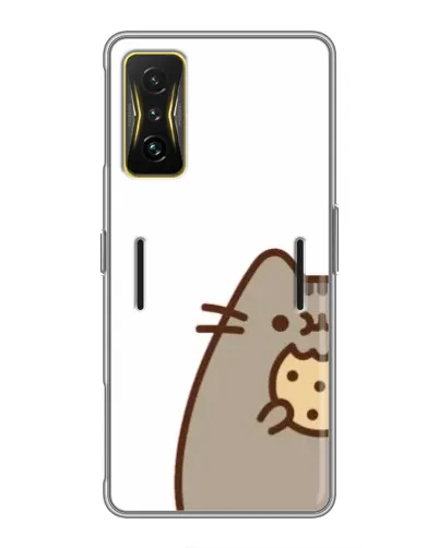 Чохол для Xiaomi POCO F4 GT з картинкою «Пушин з печивом»
