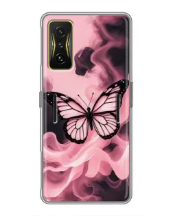 Чехол для Xiaomi POCO F4 GT с картинкой «Бабочка в дыму» Чехол для Xiaomi POCO F4 GT с картинкой «Бабочка в дыму»