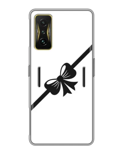 Чохол для Xiaomi POCO F4 GT з картинкою «Діагональний бант» Чохол для Xiaomi POCO F4 GT з картинкою «Діагональний бант»