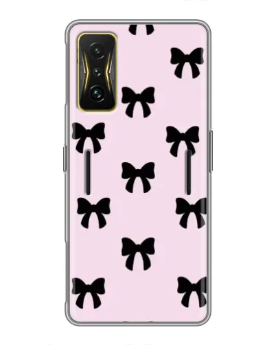 Чохол для Xiaomi POCO F4 GT з картинкою «Чорні банти Coquette» Чохол для Xiaomi POCO F4 GT з картинкою «Чорні банти Coquette»