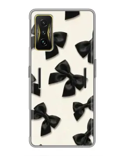 Чохол для Xiaomi POCO F4 GT з картинкою «Чорні бантики»