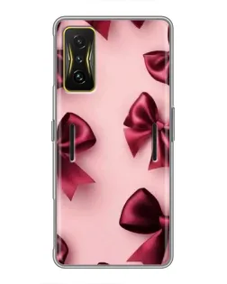 Чохол для Xiaomi POCO F4 GT з картинкою «Бордовий атлас»