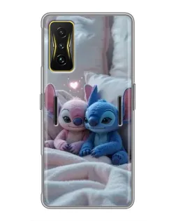 Чохол для Xiaomi POCO F4 GT з картинкою «Плюшеві Стіч Ангел»