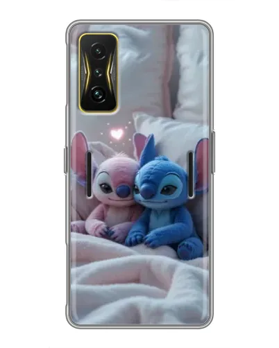 Чохол для Xiaomi POCO F4 GT з картинкою «Плюшеві Стіч Ангел»