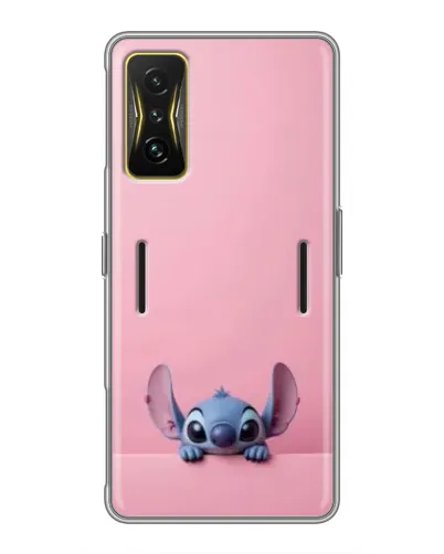 Чехол для Xiaomi POCO F4 GT с картинкой «Stitch выглядывает»