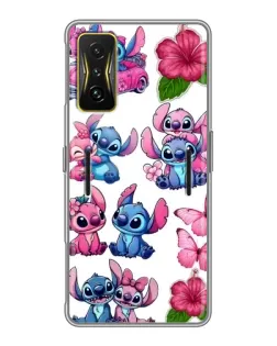 Чохол для Xiaomi POCO F4 GT з картинкою «Стікери Stitch та Angel»