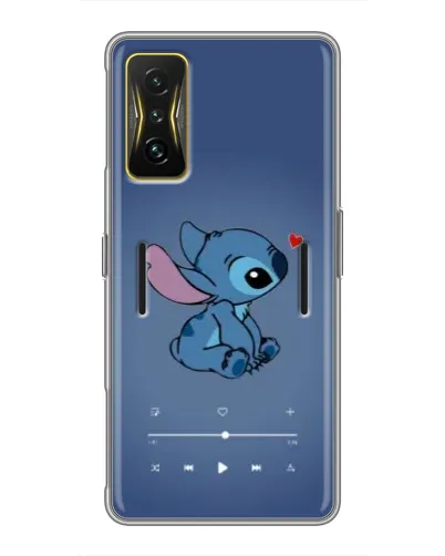Чехол для Xiaomi POCO F4 GT с картинкой «Музыкальный Stitch»