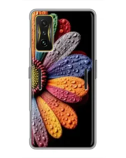 Чохол для Xiaomi POCO F4 GT з картинкою «Райдужна квітка»