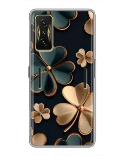 Чохол для Xiaomi POCO F4 GT з картинкою «Конюшина в золоті»
