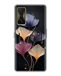 Чохол для Xiaomi POCO F4 GT з картинкою «Лілові квіти грації»