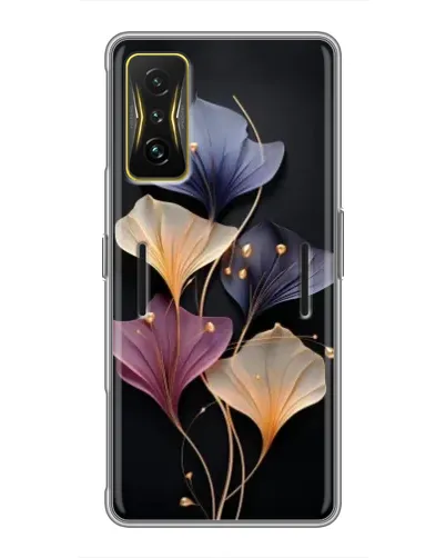 Чохол для Xiaomi POCO F4 GT з картинкою «Лілові квіти грації»