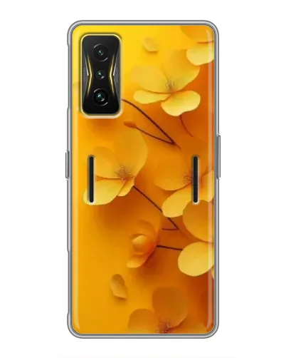 Чохол для Xiaomi POCO F4 GT з картинкою «Золоті пелюстки»