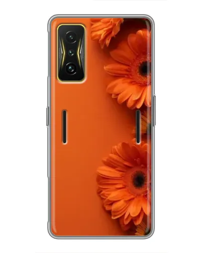 Чохол для Xiaomi POCO F4 GT з картинкою «Помаранчеві гербери»