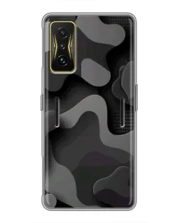Чохол для Xiaomi POCO F4 GT з картинкою «Темний абстрактний камуфляж»