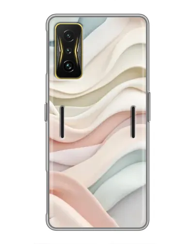 Чохол для Xiaomi POCO F4 GT з картинкою «Пастельні ніжні хвилі»
