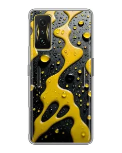 Чохол для Xiaomi POCO F4 GT з картинкою «Рідке жовте золото»